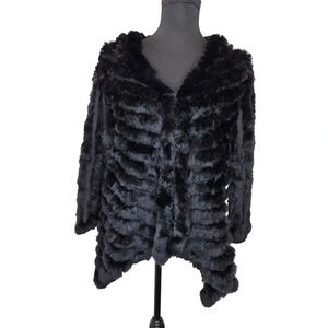 Love Token Black Fur Light Coat